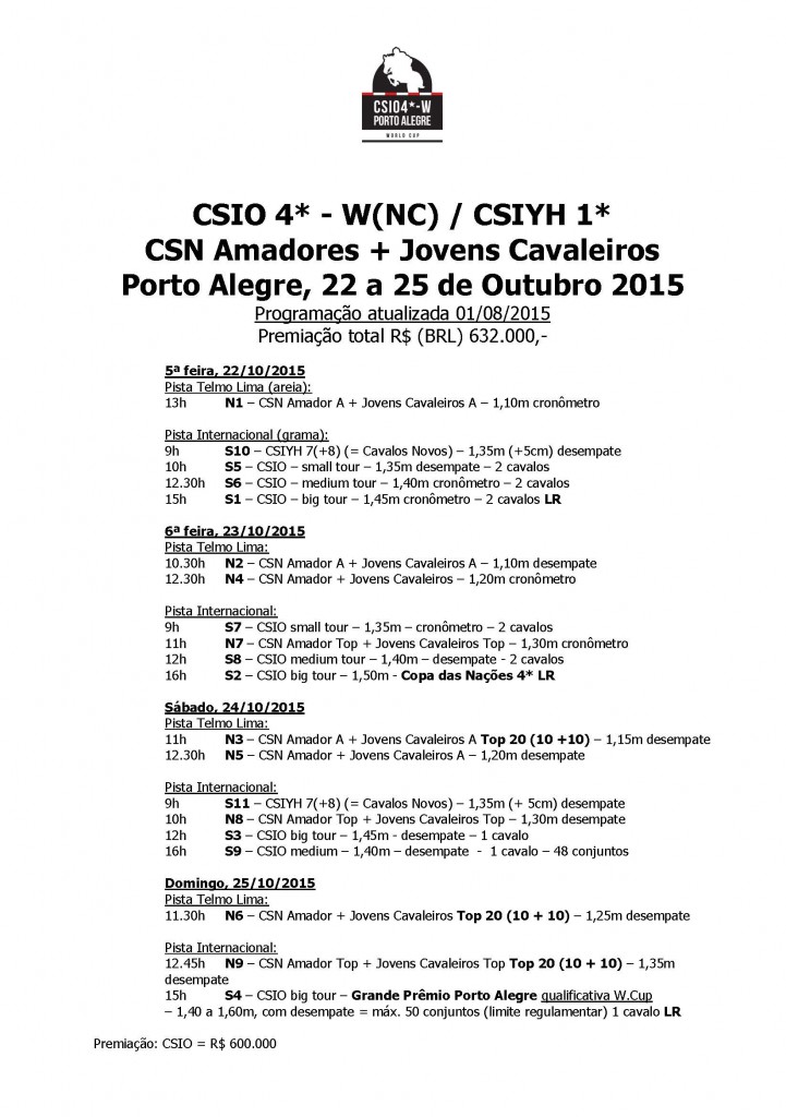 CSIO-CSN 2015 Programacao 1